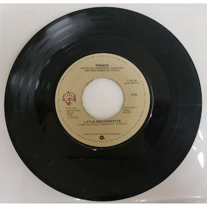 Vinyl 45-toeren per minuut Prince Little Red Corvette All The Critics Love U In NY