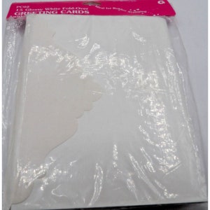 Cards and Envelopes  15 Glossy Fold over Cars w Envelopes 5 1/2"x4 1/2" NOS