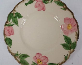 Franciscan Earthenware Desert Rose Bread and Butter Plate 6.375 inch C200A