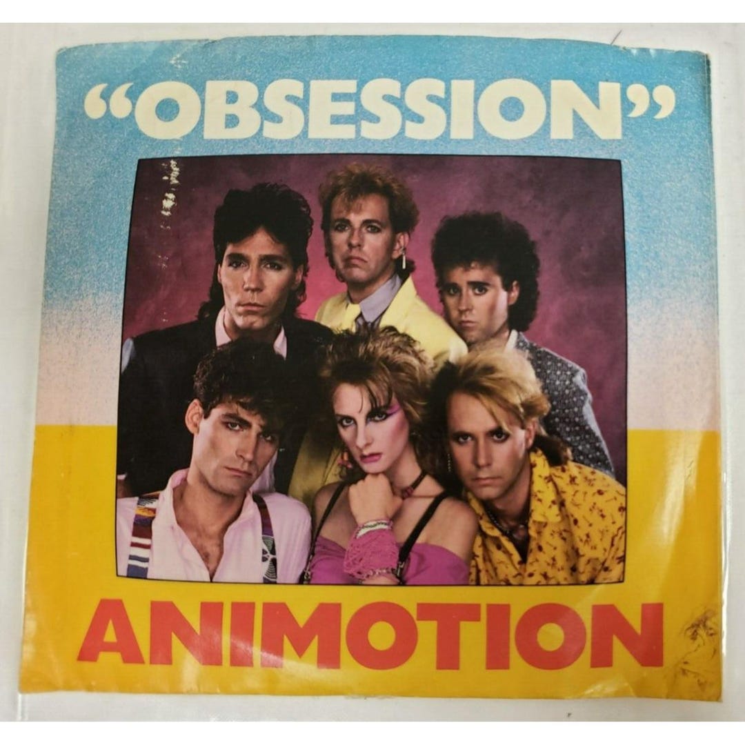 Obsession Retro Record 45 RPM Vinyl Animotion Obsession/ Turn Around VINTAGE 1984 - Etsy