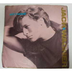 Skiva 45 RPM Vinyl Jack Wagner - Allt jag behöver / Säg till honom (att du inte går)