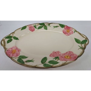 Franziskaner Steingut 12,5-Zoll-Platter - Desert Rose Muster C199