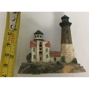 Figurka ceramiczna miniaturowa Latarnia Morska z żywicy