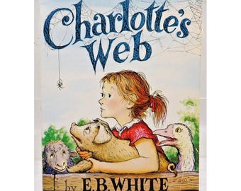 Book Children Charlotte's Web by E.B. White Paperback Scholastic Books