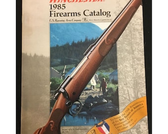 Catalogue d'armes à feu VINTAGE 1985 Winchester, compagnie américaine d'armes à répétition
