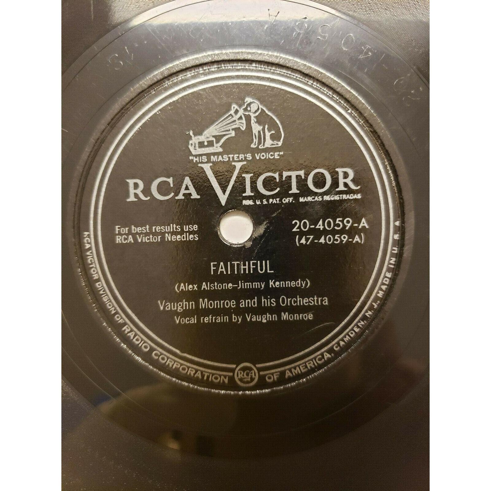 78 RPM Faithful - They're Playing Our Song - Vaughn Monroe (R155