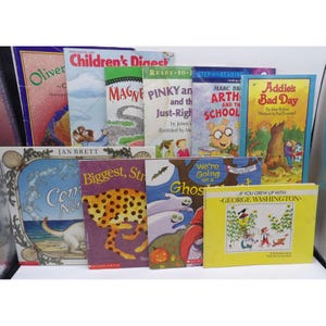 Lot Of 10 Childrens Scholastic & Step-Into-Reading Books Including Comets Nine L