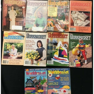 The Work Basket and Home Arts Magazine (Lot of 10)