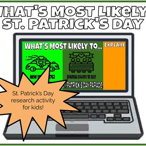 St. Patrick&#39;s Day Digital Activity