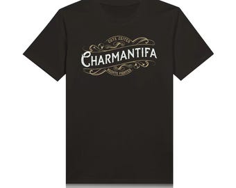 T-Shirt "CHARMANTIFA Logo" *black* - FROIDE | Antifa 161 Gegen Nazis No Nazis No Pasaran Antifascista