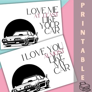 面白いバレンタインデーカード 印刷可能 ダウンロード | かわいいバレンタイン pdf | 車愛カード | クレイジーバレンタインカード | 面白い記念日 | 面白いテキスト pdf