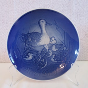 Vintage B&G Royal Copenhagen Blue/White Collectable Porcelain 1973 Ducks Mother&#39;s Day Plate