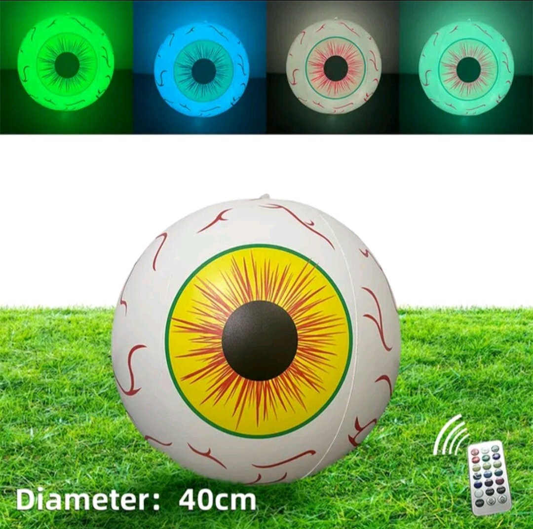 Haloween Remote Control Lighted Eyeball Etsy