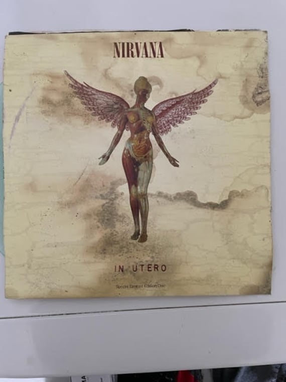 洋楽 NIRVANA - In Utero limited Clear vinyl Nirvana-in Utero. Special Limited Edition Clear Vinyl - Etsy