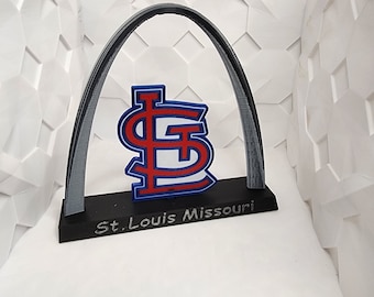 3D Printed Gateway Arch Replica, St. Louis Souvenir (145mm Tall)