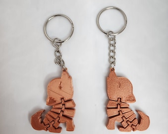 Flexi-Wolf Keychain: Fidget Toy