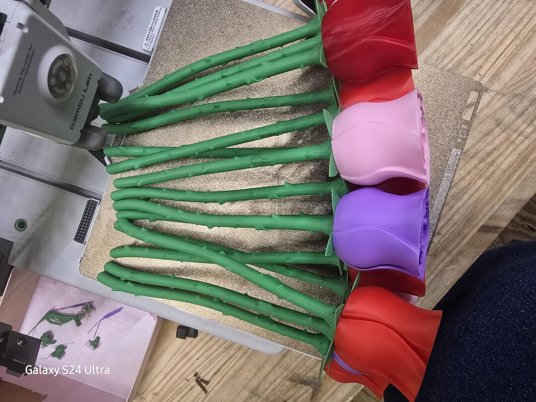 3d Printed Roses - Etsy