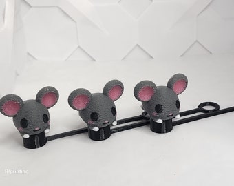 Mouse Straw Topper