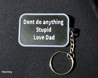 Love Dad Keychain