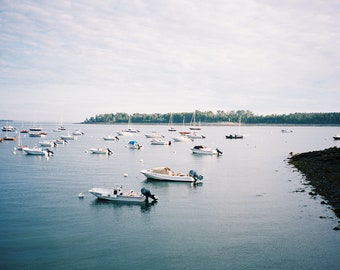 Boats in Northeast Harbor, Mount Desert Island, Maine - 35mm Film Print