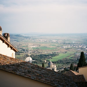 イタリア、コルトーナの風景 - 35 mm フィルム プリント