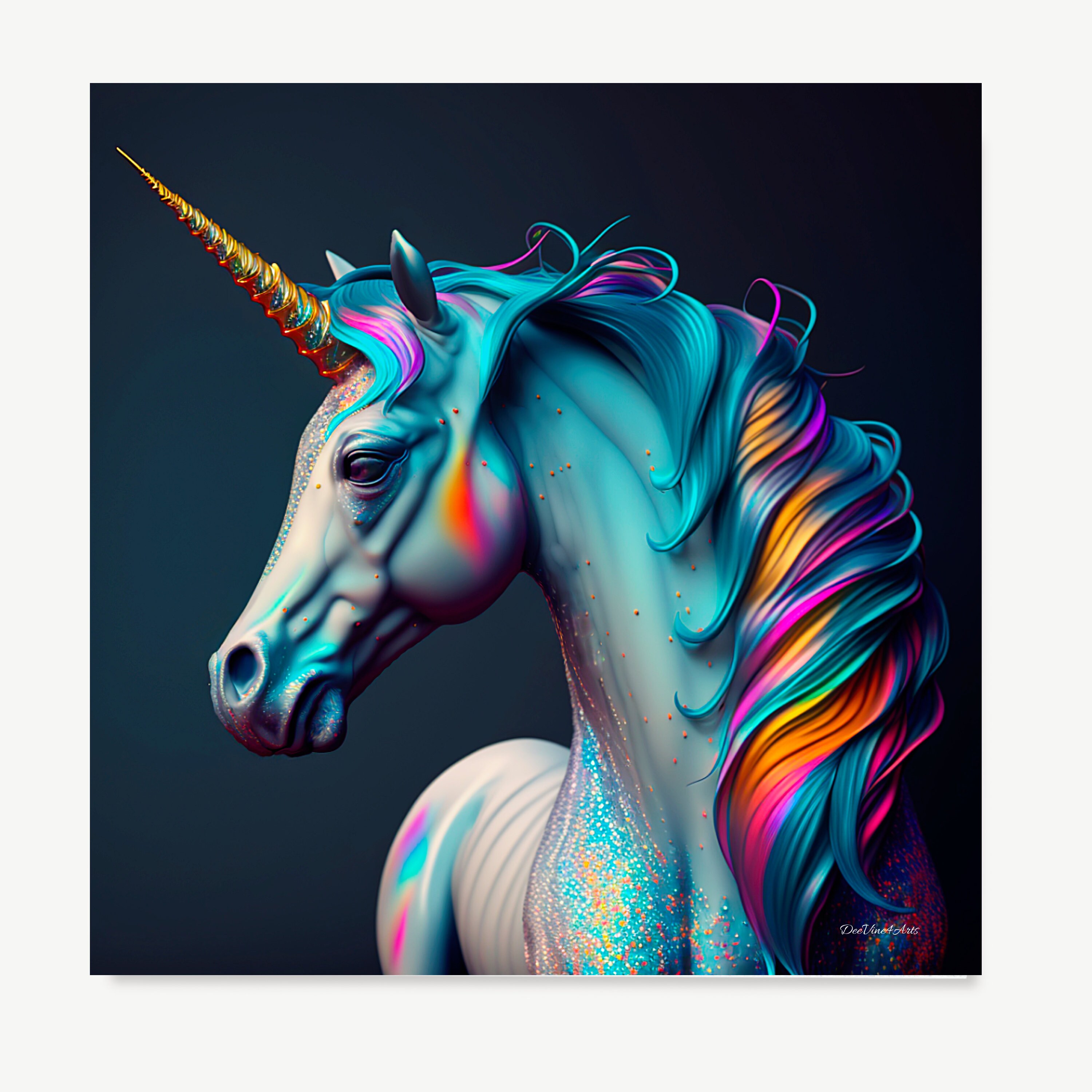 Unicorn Glitter Poster Unicorn Art Piece Digital Download High Quality unicorn-glitter-poster-unicorn-art-piece-digital-download-high-quality