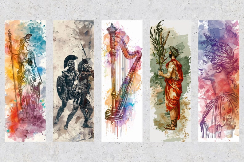 50 Ancient Rome Printable Bookmarks, Historical Digital Download ...