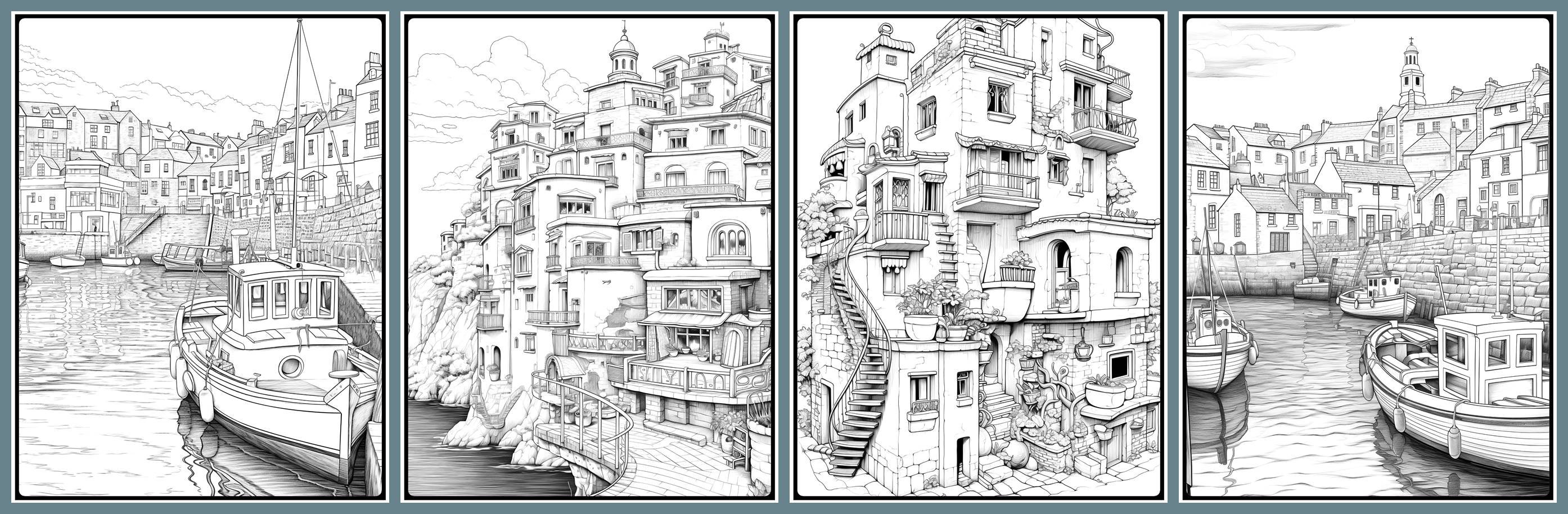 Cra-Z-Art: Timeless Creations, Pretty Cities New Adult