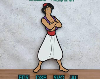 Cartoon Hero Layered Design for Laser And Paper Cutting, Cartoon Hero SVG DXF for Cricut & Silhouette Glowforge Shadow box