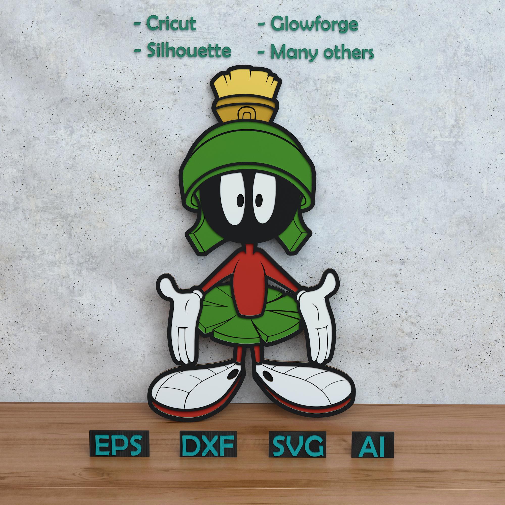 Cute marvin martian - Etsy México, image size:2000x2000