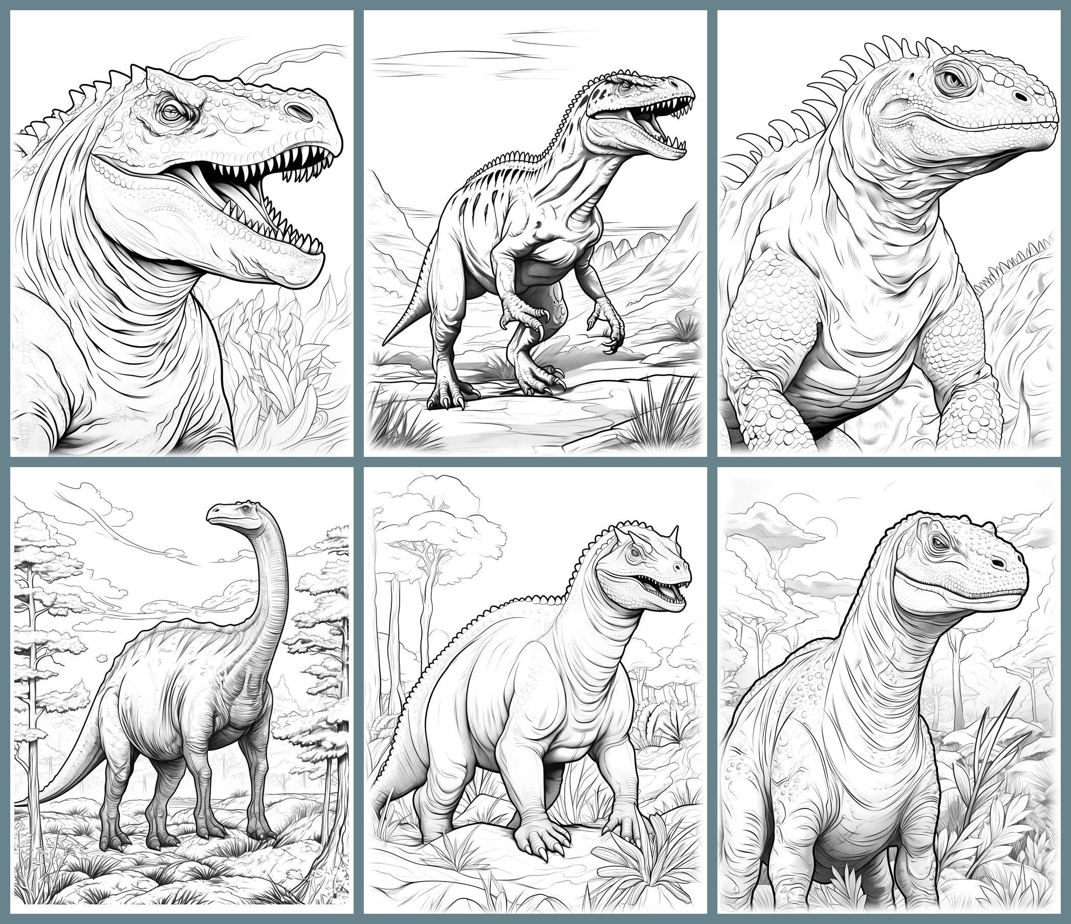 36 Dinosaurs Coloring Pages, Printable Dinosaur Coloring Pages for ...