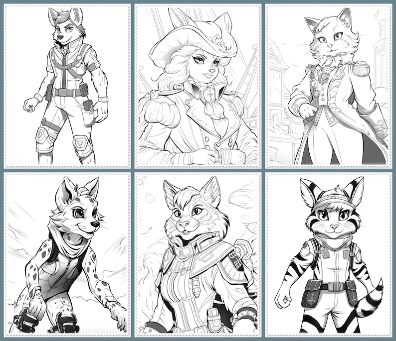30 Furry Coloring Pages Adults - Il 794xN.5081151261 Nszu