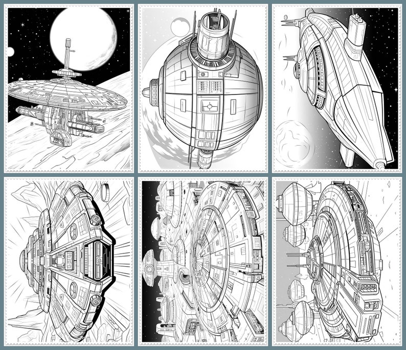 28 Starships Coloring Pages, Printable Spaceship Coloring Pages for ...