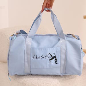 Personalized Gymnastics Bag, Custom Rhythmic Gymnastic Bag, Gift for Mom, Women Athletic Bag, Custom Name Bag, Travel Duffle Bag, Sports Bag image 7