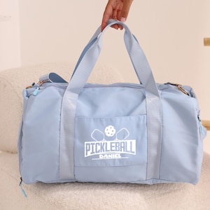 Personalized Pickleball Bag, Gym Duffel Bag, Pickleball Mom Gift, Custom Duffle Bag, Pickleball Team Gift, Pickleball Lover Gift, Sports Bag