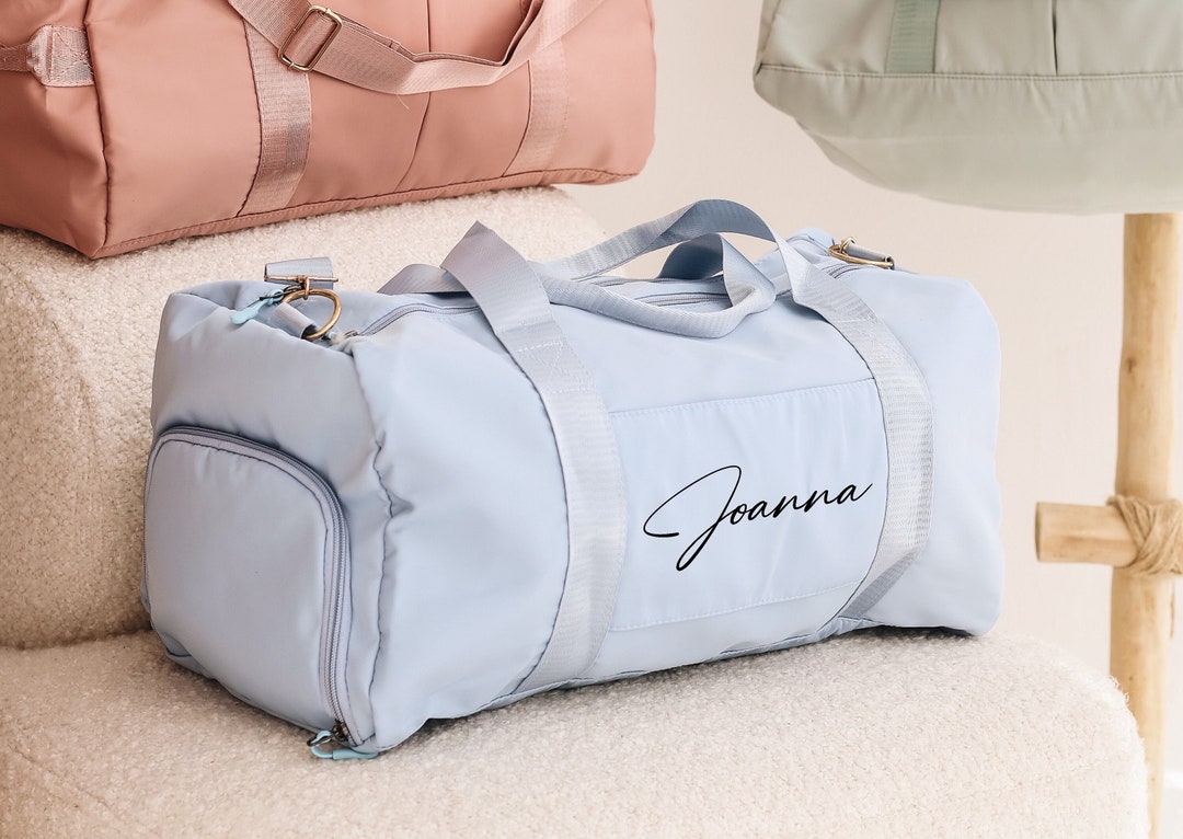 Buy Personalized Name Duffel Bag, Mothers Day Gifts, Cute Overnight Bag for  Her, Custom Weekender Bag, Travel Bag, Initial Gym Bag, Hospital Bag