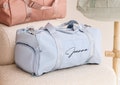 Personalized Name Duffel Bag, Mothers Day Gifts, Cute Overnight Bag for Her, Custom Weekender Bag, Travel Bag, Initial Gym Bag, Hospital Bag