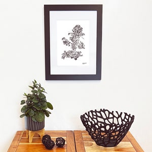Original and Print Unframed Drawing, Ink Drawing on Marker Paper, Hand-Drawn Abstract Art, Home Decor