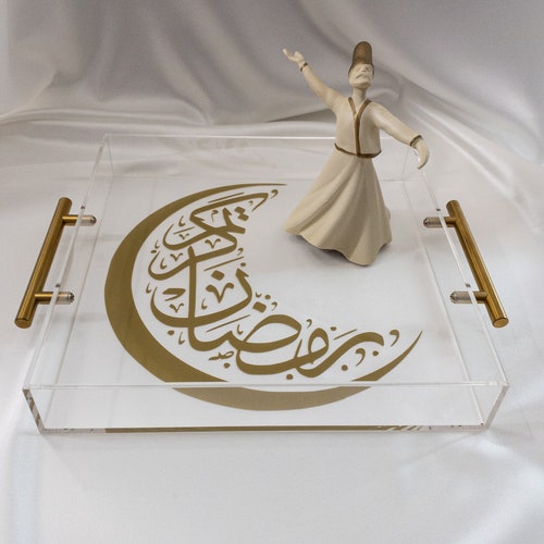 Custom/ Acrylic/ Serving Tray/ Trays / House Warming/ Arabic/ Etsy