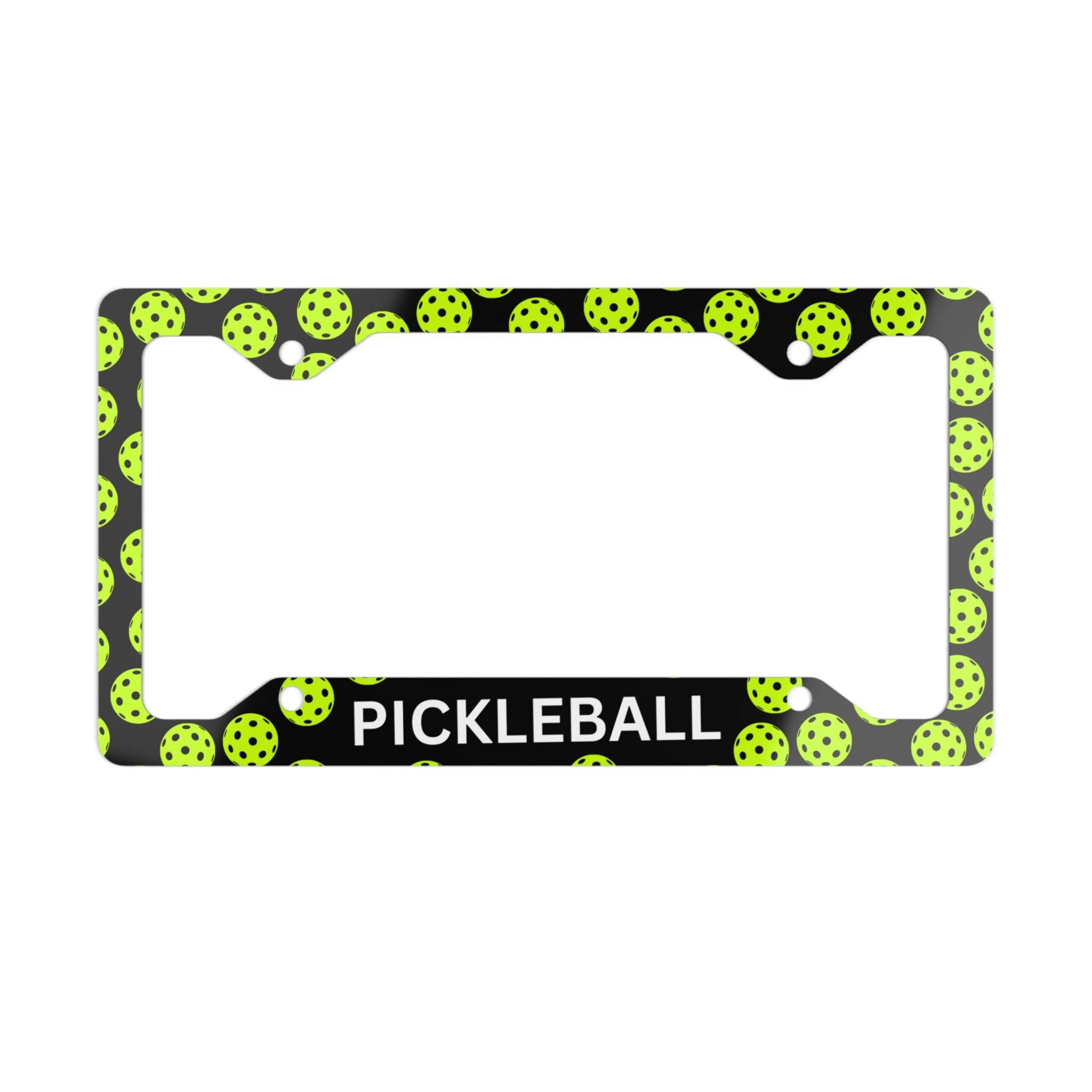 212 Main LPO3090 6 X 12 In. Id Rather Be Playing Pickleball Chrome License Plate Frame - Foto 9