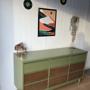 SOLDGreen MCM 9-Drawer Dresser image 2