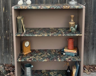 Vintage Style Mahogany Bookshelf