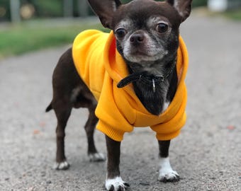 Custom Dog Hoodie | Made to Measure + Personalized Name Embroidery | Warm Pet Sweatshirt
