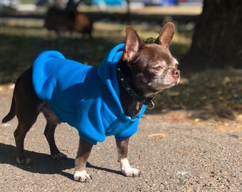 Custom Dog Hoodie | Made to Measure + Personalized Name Embroidery | Warm Pet Sweatshirt