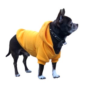 Custom Dog Hoodie | Made to Measure + Personalized Name Embroidery | Warm Pet Sweatshirt