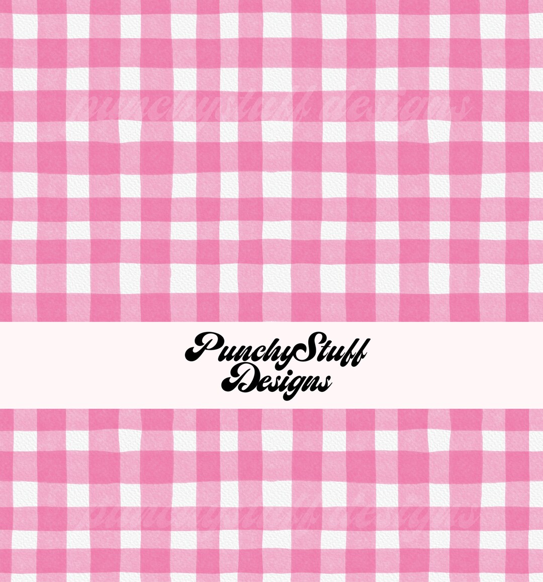 PINK WATERCOLOR PLAID Gingham Seamless Pattern Digital Download | Hand ...
