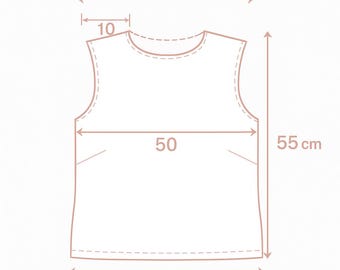 INDIVIDUAL ORDER Additional Payment Top Muslin Cotton 100% Anthracite and Creamy 2 pcs