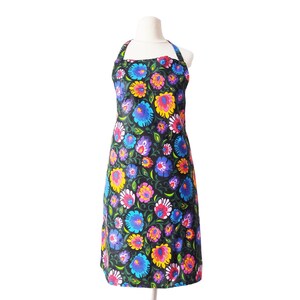 Ready TO SHIP Apron, Kitchen Apron, Cotton Apron, Gift Apron, Apron With Pocket, Bib apron, Cooking apron, Flowery apron, Adjustable apron image 5