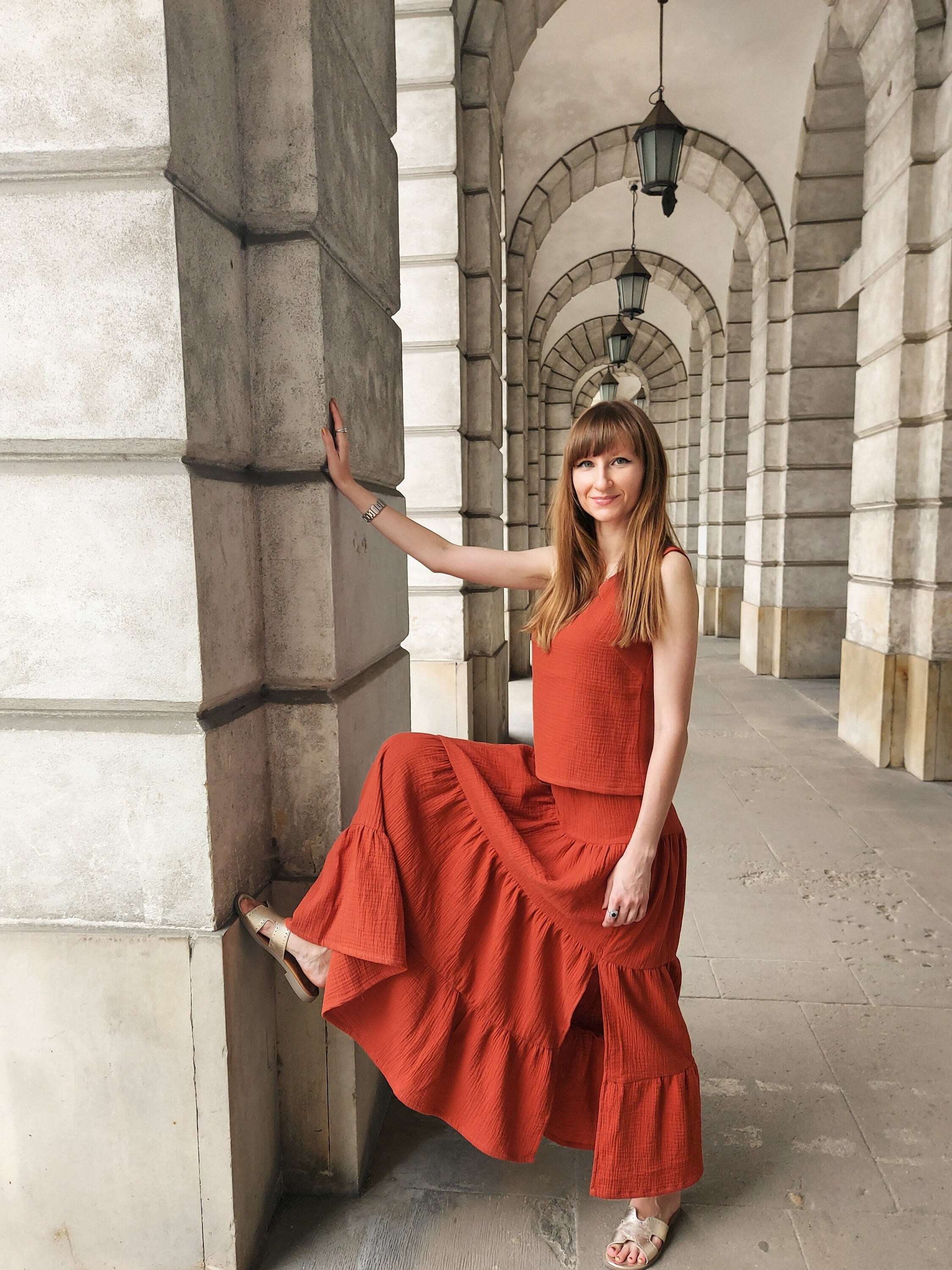 High waisted maxi skirt 7.5 online