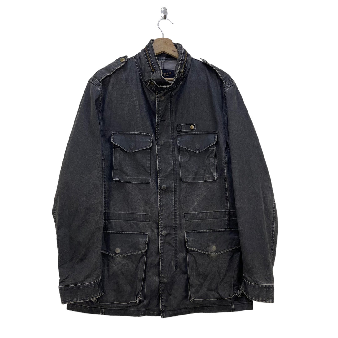 Vintage Radmess Men Bigi Jacket Fabric From Japan Multi Pocket - Etsy